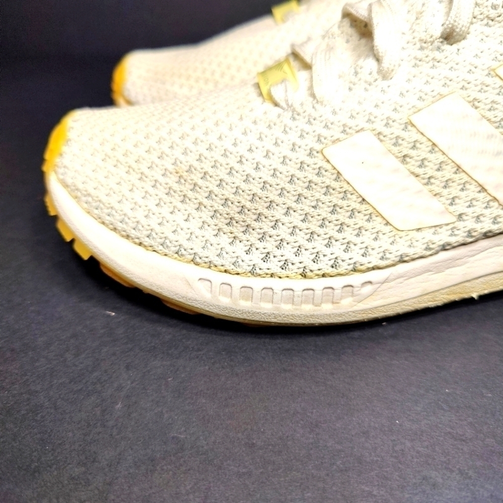 Adidas Originals ZX Flux Primeknit Z Off White Running Sneaker Men's Shoe Size 9 - Picture 6 of 10
